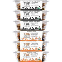 Top Seedz Certified Organic Gluten Free Rosemary And 6 Seed Crackers | 6-Pack | 5 Ounces | Healthy Vegan Crackers With Plant Based Protein | Made Of Sunflower, Flax, Sesame And Pumpkin Seed