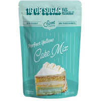 Sweet Logic Keto Baking Mix - Yellow Cake - Gluten-Free - Dairy Free - Diabetic-Friendly - High Protein - Allulose - Stevia - Low Sugar - Low Carb - Quick 20-Minute Prep (1-2G Net Carbs Per Serving)