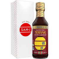 San-J - Gluten Free Teriyaki Sauce - Well-Balanced Sauce For Cooking - Non-Gmo - 10 Oz. Bottle