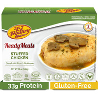 Kosher Stuffed Chicken Breast Rice, Mre Meat Meals Ready To Eat, Gluten Free (1 Pack) Prepared Entree Fully Cooked, Shelf Stable Microwave Dinner - Travel, Military, Camping, Emergency Survival Food