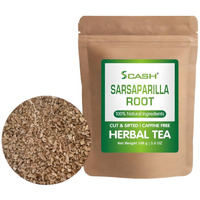 Scash 3.5 Ounce Sarsaparilla Root Organicly Grwon Herbal Loose Tea Crafted By Nature 100% All Natural Fresh Tea Tea | Non-Gmo | Gluten-Free. 100Gm