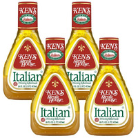 Ken's Steak House Italian Dressing & Marinade 16 Fl Oz (Pack Of 4)