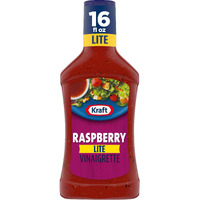 Kraft Raspberry Vinaigrette Lite Salad Dressing (6 Ct Pack, 16 Fl Oz Bottles)