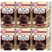 Xo Baking Co. Gluten Free Double Chocolate Chip Gourmet Cookie Mix; Non-Gmo; Kosher; Rice Free; Dairy Free; Peanut Free; No Preservatives; No Artificial Flavors Or Colors, 15Oz (Pack Of 6)