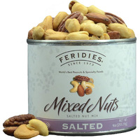 Feridies Salted Deluxe Mixed Nuts - 9Oz Vacuum Sealed Tin