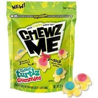 Chewzme Tangy Turtlz Gummies, Turtle Shaped Jelly-Filled Gummy And Chewy Candy In Assorted Flavors, 8 Ounce (Pack Of 1)