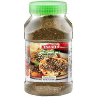 Tazah Zaatar 16Oz Jordanian Zatar Spice Blend Thyme Mixture Green Za'Atar In Jar
