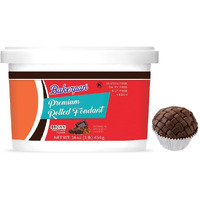Bakerpan Premium Rolled Brown Fondant For Cake Decorating - 1 Pound, Chocolate Flavor (Made In Usa)