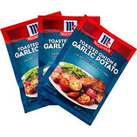 Mccormick Toasted Onion & Garlic Potato Seasoning Mix (Pack Of 3) 1.25 Oz Packets