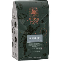 Copper Moon Strong Dark Roast Whole Bean Coffee, Blast Off Blend, 2 Lb