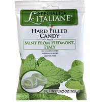 Serra Le Italiane, Italian Natural Hard Candy Filled With Mint From Piedmont Italy, 3.5 Ounce (Pack Of 3)