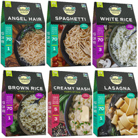 Natural Heaven Gift Set - Hearts Of Palm Variety Pack - Low-Carb, Low-Calorie Creamy Mash, White & Brown Rice, Spaghetti Noodles, Lasagna, Angel Hair Pasta, Keto Foodie Gifts, 9 Oz (Pack Of 6)