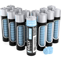 Rally Energy Caffeine Mints, 60Milligram Caffeine, Instant Energy, Fresh Breath Caffeinated Mints, 0 Sugar, Natural Wintergreen Flavor (12 Packs, 120 Mints)