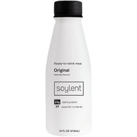 Soylent Complete Meal Replacement Shake, Original, 20G Complete Protein, 28 Vitamins & Minerals, Low Sugar, 14Oz (Single Bottle)