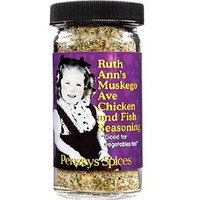 Ruth Ann's Muskego Ave Chicken/Fish Seasoning By Penzeys Spices 2.9 Oz 1/2 Cup Jar (Pack Of 1)