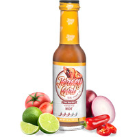 Jersey Girl Taco 'Bout Hot Sauce (No Added Salt/Sodium Free) Ghost, Jalapeno & Habanero Pepper Sauce - 5Oz
