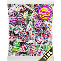 Blow Pops - 1 Lb Bag - Queen Jax - Bulk Candy - Lollipops - Candy Bulk - Candy Bag - Bulk Candy Individually Wrapped Candy - Pinata Candy - Bag Of Candy - Lollipops Individually Wrapped - Lolipops