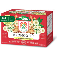 Tadin Bronco Herbal Tea, Caffeine Free Tea, Fall Tea, Decaf Tea, Tea Packets For Hot Tea, 24 Tea Bags Per Box, Pack Of 6