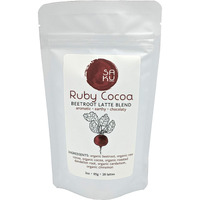 Saku Tea, Ruby Cocoa Beetroot Latte Blend, Super Food Latte, 3Oz Bag