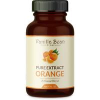 Pure Orange Extract For Baking And Flavoring - 4 Oz - Premium Quality Natural Flavors For Baked Goods, Desserts, & Cooking