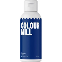Colour Mill Oil-Based Food Coloring, 100 Milliliters (Navy)