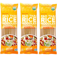 Lotus Foods Organic Brown Pad Thai Rice Noodles (Pack Of 3)
