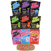Pop Rocks (9 Pack) -9 Individually Wrapped Packets Of Pop Rocks Candies - 9 Assorted Flavors Of Crackling Popping Candys