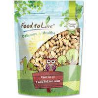 Food To Live Pistachios, Roasted And Salted, 1.5 Pounds - California Dry Roasted Pistachios With Sea Salt, In Shell, Kosher, Vegan Superfood, Bulk