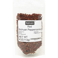 Natruen Szechuan Red Peppercorn Whole 4 Oz, Da Hong Pao, Sichuan Red Peppercorns For Kung Pao Chicken, Mapo Tofu, And Chinese Cuisine