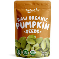 Food To Live - Organic Raw Pepitas, 1 Pound Non-Gmo, Pumpkin Seed Kernels, Unsalted, No Oil, No Shell, Vegan, Kosher, Bulk. Keto Snack. High In Protein, Essential Fatty Acids.