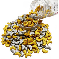 Se Si&Moos Edible Moon Sprinkles Gold And Silver Sprinkles For Cake Decorating Moon Cupcake Sprinkles Silver And Gold Moon Sprinkles For Cake,Cupcake, Ice Cream,Donuts And Lollipops Toppers 3 Oz