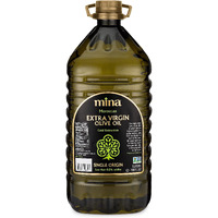 Mina Olive Oil Extra Virgin 169 Fl Oz, New Harvest, Polyphenol Rich Olive Oil For Cooking, Moroccan Extra Virgin Olive Oil, Single Origin Olive Oil, Cold Extraction, Less Than 0.2% Acidity, 5 L