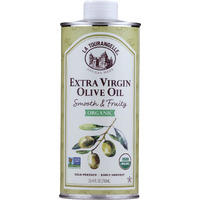 La Tourangelle, Organic Extra Virgin Olive Oil, Cold-Pressed, Smooth & Fruity, Early Harvest For High Antioxidants From Spain, 25.4 Fl Oz