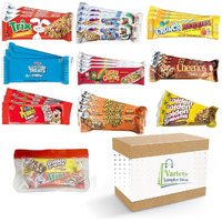 Cereal Bars Variety Pack Breakfast Food Snack Box 30 Individually Wrapped Granola Bars Lucky Charms, Cinnamon Toast Crunch, Golden Grahams, Peanut Butter Puffs And Reusable Bag