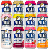 Polar Seltzer Water, 12 Flavor Assorted, 12 Fl Oz Cans, 12 Pack - By Lastfuel.
