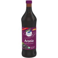 Aronia Original Organic Aronia Berry Juice 23.7 Fl Oz (700 Ml) | No Added Sugar, Not From Concentrate, 100% Pure Aronia Fruit | Amber Glass Bottle | Vegan, Organic, Non-Gmo Black Chokeberry