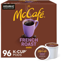 Mccafe French Roast, Single Serve Coffee Keurig K-Cup Pods, Dark Roast, 96 Count (4 Packs Of 24)
