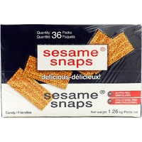 Sesame Snaps - 36 Packs X 35 Grams (Net Weight 1.26 Kg)