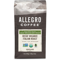Allegro Coffee Decaf Organic Italian Roast Ground Coffee, 12 Ounce (Pack Of 1)