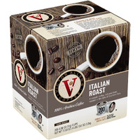 Victor Allen's Coffee Italian Roast, Dark Roast, 200 Count, Single Serve Coffee Pods For Keurig K-Cup Brewers