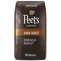 Peet's Coffee, Dark Roast Ground Coffee - French Roast 18 Ounce Bag