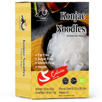 Yuho Shirataki Konjac Fettuccine, 8 Pack Inside, Vegan, Low Calorie Food, Gluten Free, Fat Free, Keto Friendly, Low Carbs, Holiday Gifts, Healthy Diet 53.61 Oz (1520 G)