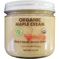 Frost Ridge Maple Farm, Organic Maple Cream, Grade A, One Pound (16 Oz)