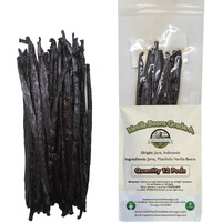 12 Vanilla Beans For Making Vanilla Extract Grade A - Non-Gmo Planifolia Vanilla Beans Bulk, 6-8 Inches Vanilla Beans For Making Vanilla Extract Grade A+