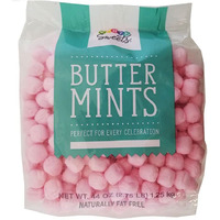 Party Sweets Pink Buttermints, 2.75 Pound, Appx. 350 Pieces From Hospitality Mints