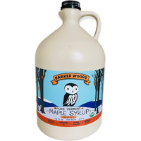 Organic 1 Gallon Dark Robust Vermont Maple Syrup - Grade A - From Barred Woods Maple