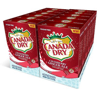 Canada Dry Powder Drink Mix - Sugar Free & Delicious (Cranberry Ginger Ale, 72 Sticks)
