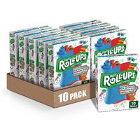Fruit Roll-Ups Fruit Flavored Snacks, Variety Pack, Pouches, 10 Ct (Pack Of 10)