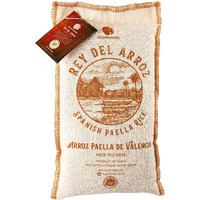 Gourmanity Spanish Paella Rice, Rey Del Arroz Authentic Short Grain Valencia Rice From Spain, Great For Paella, Risotto, Seafood Dishes And Mediterranean Dishes, Soy And Gluten Free, 2.2Lb