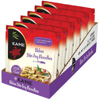 Ka-Me Udon Noodles - Fresh Cooked Stir Fry Noodles 14.2 Oz (Pack Of 6), No Preservatives/Msg, Instant & Microwaveable, Perfect For Traditional Hot & Cold Dishes, Quick Soup Or Stir-Fry & More